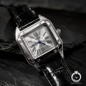 ساعت مردانه کارتیر مشکی سیلور Cartier 4071-MB-S