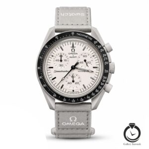 ساعت اسپرت امگا سواچ طوسی سفید omegaswatch-SO33M102