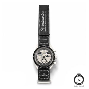 ساعت اسپرت امگا سواچ مشکی سفید omegaswatch-so33b104