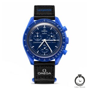 ساعت اسپرت امگا سواچ مشکی سرمه ای omegaswatch-so33b105