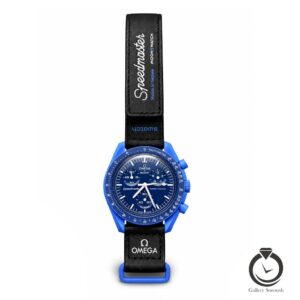 ساعت اسپرت امگا سواچ مشکی سرمه ای omegaswatch-so33b105