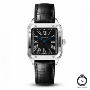 ساعت مردانه کارتیر مشکی نقره ای مشکی cartier-4071-mb-sb