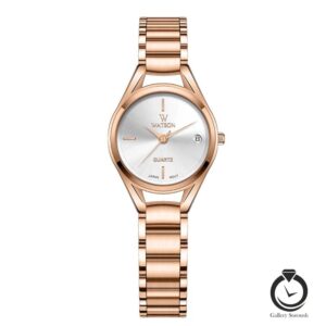 ساعت زنانه واتسون رزگلد سیلور WATSON-1195L-201