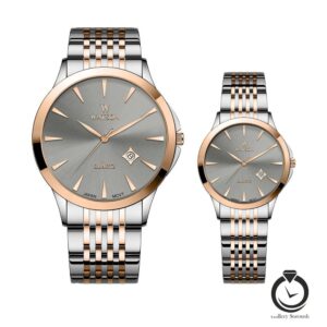 ساعت ست زنانه و مردانه واتسون رزنقره ای خاکستری WATSON-1215GL-346