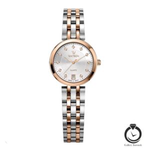 ساعت زنانه واتسون رزنقره ای سیلور WATSON-1261L-359