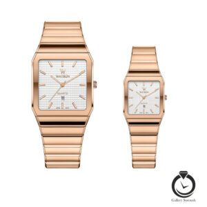 ساعت ست زنانه و مردانه واتسون رزگلد سیلور WATSON-1275GL-201