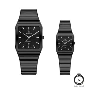 ساعت ست زنانه و مردانه واتسون مشکی WATSON-1275GL-401