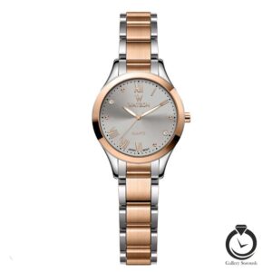 ساعت زنانه واتسون رزنقره ای خاکستری WATSON-1282L-346