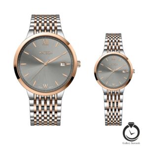 ساعت ست زنانه و مردانه واتسون رزنقره ای خاکستری WATSON-1292GL-346