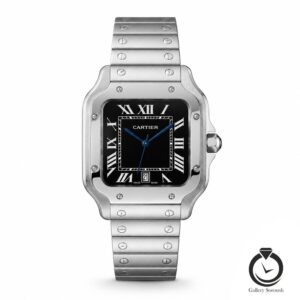 ساعت مردانه کارتیر نقره ای مشکی cartier-3651-ms-b