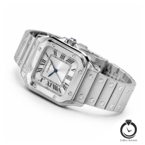 ساعت مردانه کارتیر نقره ای سیلور cartier-3651-ms-s