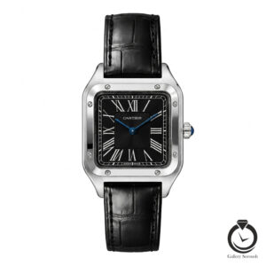 ساعت کارتیر مشکی نقره ای مشکی cartier-4071-wb-sb