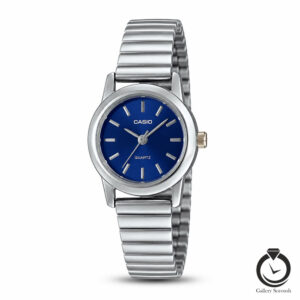 ساعت زنانه کاسیو نقره ای سرمه ای casio-3291-ws-n