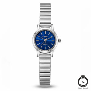 ساعت زنانه کاسیو نقره ای سرمه ای casio-3291-ws-n