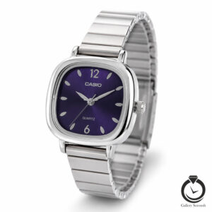 ساعت زنانه کاسیو نقره ای سرمه ای casio-3292-ws-n