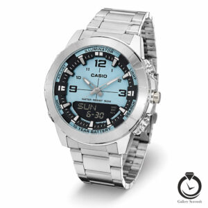 ساعت مردانه کاسیو نقره ای تیفانی casio-5574-ms-t