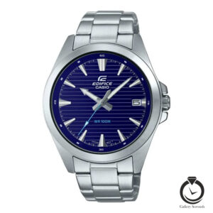 ساعت مردانه کاسیو نقره ای سرمه ای casio-efv-140d-2a