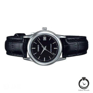 ساعت زنانه کاسیو مشکی نقره ای casio-ltp-v002l-1a