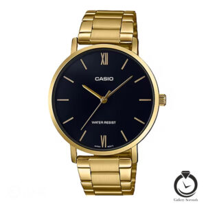 ساعت زنانه کاسیو طلایی مشکی casio-ltp-vt01g-1b