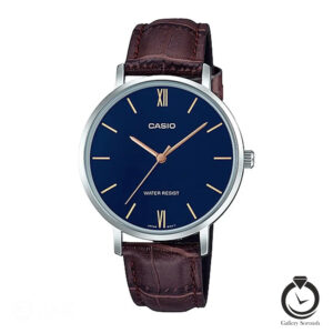 ساعت زنانه کاسیو قهوه ای سرمه ای casio-ltp-vt01l-2b