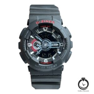 ساعت اسپرت دیزاینر مشکی قرمز d-ziner-8288-br