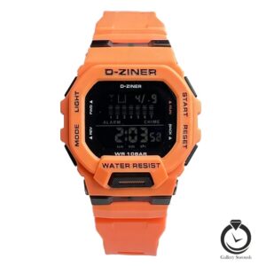 ساعت اسپرت دیزاینر نارنجی d-ziner-8312-or