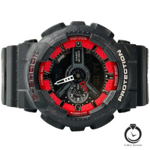 ساعت اسپرت جیشاک مشکی قرمز g-shock-001-br