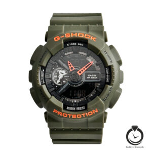 ساعت جیشاک اسپرت یشمی مشکی g-shock-001-g