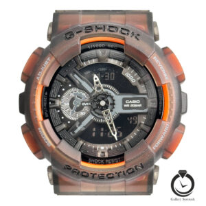 ساعت اسپرت جیشاک خاکستری نارنجی g-shock-001-gr