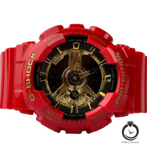 ساعت جیشاک اسپرت قرمز مشکی طلایی g-shock-001-r