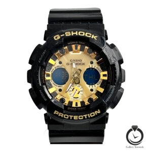 ساعت اسپرت جیشاک مشکی طلایی g-shock-003-bg