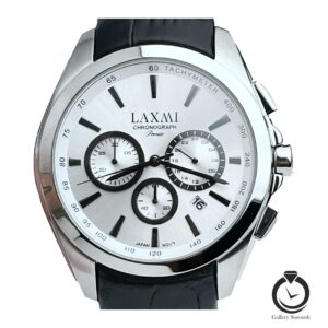 ساعت مردانه لاکسمی مشکی نقره ای سیلور laxmi-8544-3