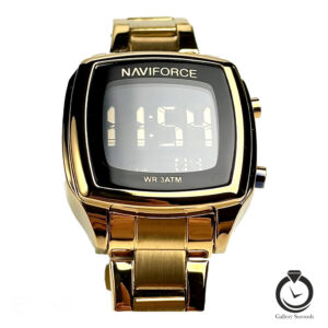 ساعت زنانه نیوی فورس طلایی مشکی naviforce-nf5047-wg-b