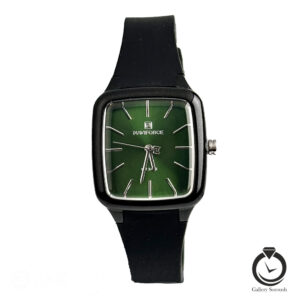 ساعت زنانه نیوی فورس مشکی سبز naviforce-5055-wb-g
