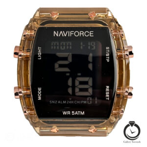 ساعت زنانه نیوی فورس کرم naviforce-7102-wcr