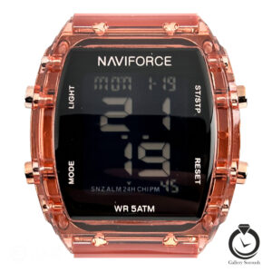 ساعت زنانه نیوی فورس صورتی naviforce-7102-wp