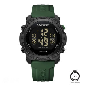 ساعت مردانه نیوی فورس سبز مشکی naviforce-nf7104-mg-b