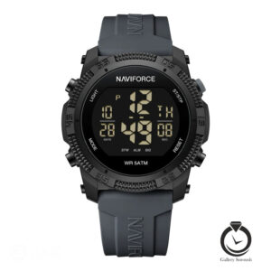 ساعت مردانه نیوی فورس طوسی مشکی naviforce-nf7104-mgr-b