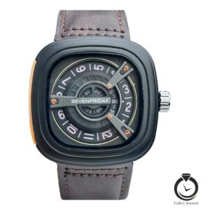 ساعت مردانه سون فرایدی قهوه ای مشکی sevenfriday-9311-mbr-b