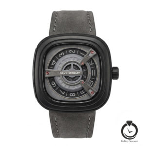 ساعت مردانه سون فرایدی خاکستری مشکی sevenfriday-9311-mgr-b