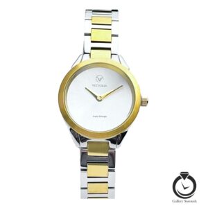ساعت زنانه ویتوریا طلایی نقره ای سیلور vittoria-3391-wsg-s