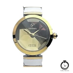 ساعت زنانه ویتوریا طلایی نقره ای طلایی vittoria-3395-wsg-g