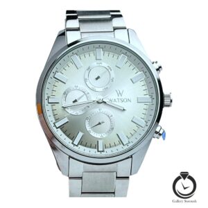 ساعت مردانه واتسون نقره ای سیلور watson-1249g-301