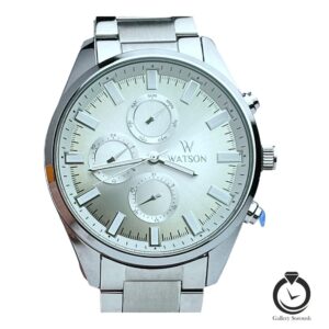 ساعت مردانه واتسون نقره ای سیلور watson-1249g-301