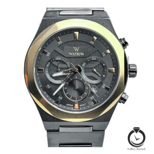 ساعت مردانه واتسون خاکستری طلایی watson-1278g-709