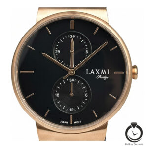 ساعت لاکسمی مشکی رز laxmi-8020-9