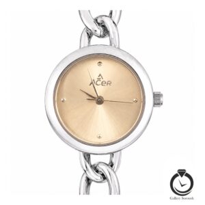 ساعت زنانه ایر نقره ای شامپاینی acer-a026-l0047