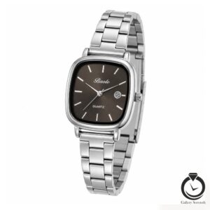 ساعت زنانه باوک نقره ای مشکی baok-1184-ws-b