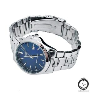 ساعت مردانه کاسیو نقره ای سرمه ای casio-1199-ms-n