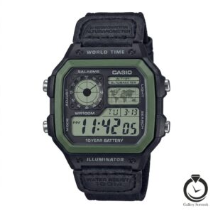 ساعت مردانه کاسیو مشکی casio-1832-mb